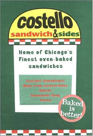 A page from the menu of the Costello Sandwiches & Sides restaurant in Chicago