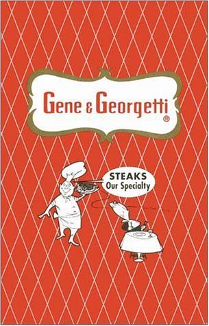 A page from the menu of the Gene & Georgetti restaurant in Chicago