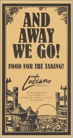 A page from the menu of the Cafe Luciano restaurant in Chicago