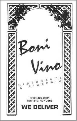 A page from the menu of the Bino Vino restaurant in Chicago