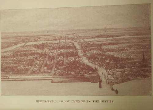 Bird's-eye view of Chicago